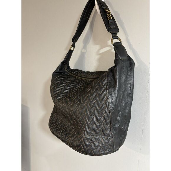 Wilsons Leather Purse Black‎ Hobo Bag - Picture 2 of 15